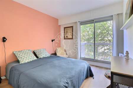 Schlafzimmer Möblierte wohnung - 45m²  - 1 Zimmer - Buttes-Chaumont - Paris