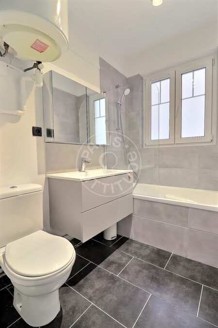 Casa de banho Apartamento mobilado - 37m²  - 1 quarto - Alésia - Paris