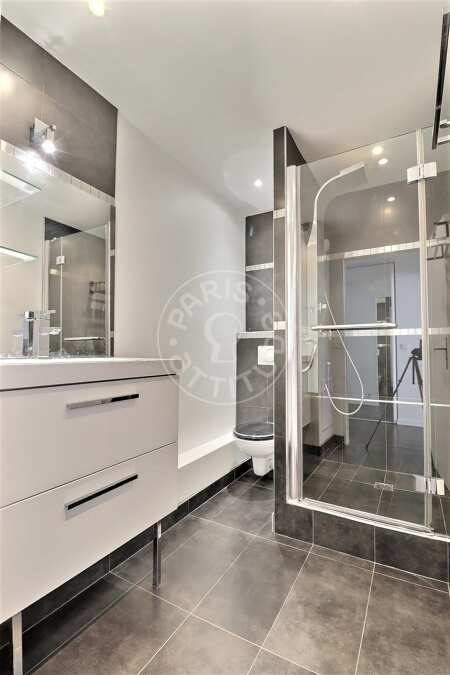 Badezimmer Möblierte studio - 39m²  - Boulogne-Billancourt