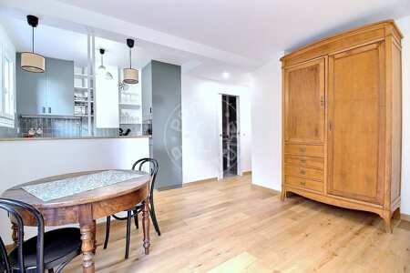 Wohnzimmer Möblierte studio - 28m² - Place des Fêtes - Paris