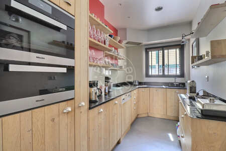Kitchen Furnished apartment - 58m²  - 1 bedroom - Montmartre / Place des Abbesses - Paris