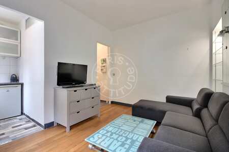 Wohnzimmer Möblierte wohnung - 31m²  - 1 Zimmer - Sacré-Cœur - Paris
