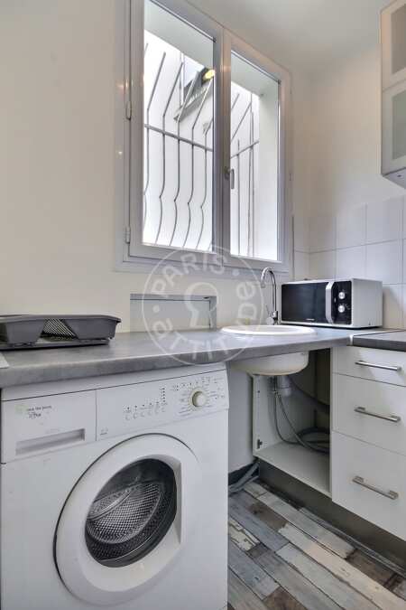 Küche Möblierte wohnung - 31m²  - 1 Zimmer - Sacré-Cœur - Paris