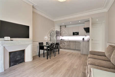 Sala Apartamento mobilado - 66m² - 2 quartos - Porte Dauphine - Paris