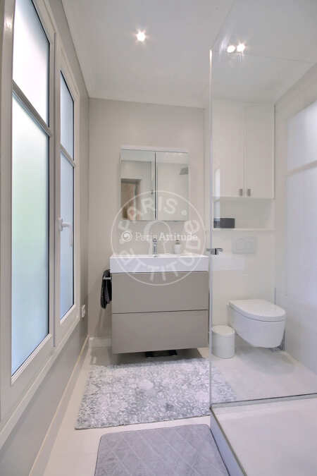 Casa de banho Apartamento mobilado - 66m² - 2 quartos - Porte Dauphine - Paris