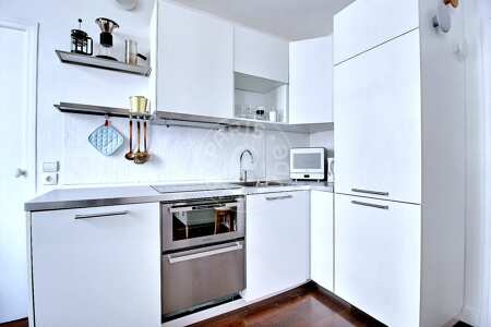 Cucina Appartamento arredato - 34m²  - 1 locale - Faubourg Saint-Martin - Parigi