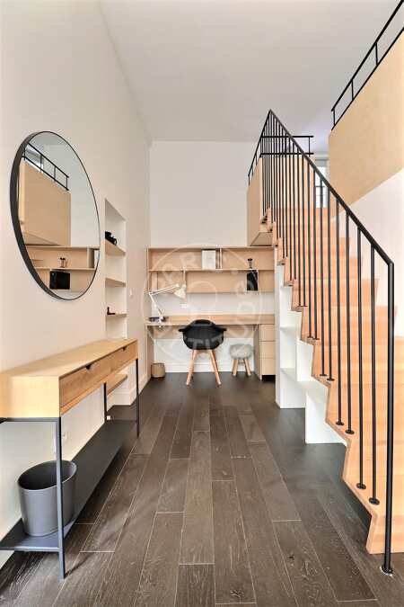 Escritório Duplex mobilado - 55m²  - 1 quarto - Arts et Métiers - Paris