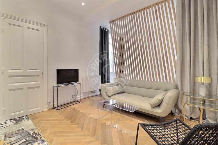 Living room - Furnished studio alcove - Paris 75002 - 14847