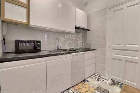 Cucina Mansardato arredato - 25m²  - Montorgueil - Parigi