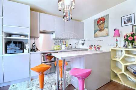 Cuisine Appartement meublé - 40m²  - 1 chambre - Montmartre / Place des Abbesses - Paris