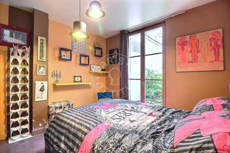 Chambre Appartement meublé - 40m²  - 1 chambre - Montmartre / Place des Abbesses - Paris