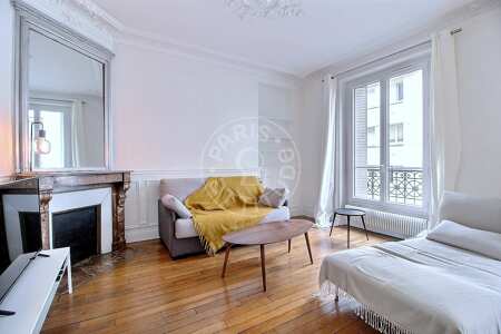 Wohnzimmer Möblierte wohnung - 64m²  - 1 Zimmer - Place Monge - Paris
