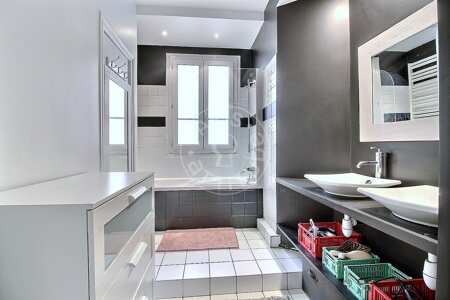 Badezimmer Möblierte wohnung - 64m²  - 1 Zimmer - Place Monge - Paris