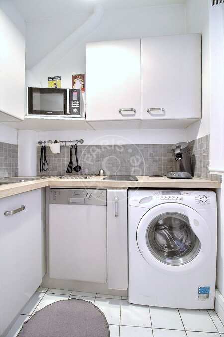 Cucina Appartamento arredato - 38m²  - 1 locale - Alésia - Parigi