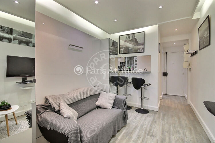 Wohnzimmer - Möblierte Studio - Paris 75016 - 14857