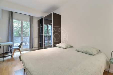 Schlafzimmer Möblierte wohnung - 48m²  - 1 Zimmer - Boulogne-Billancourt