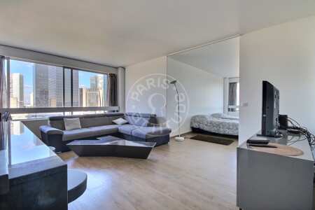 Wohnzimmer Möblierte wohnung - 75m²  - 2 Zimmer - Puteaux