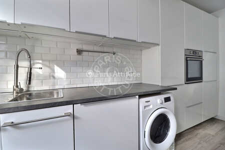 Cozinha Apartamento mobilado - 42m²  - 1 quarto - Montmartre / Place des Abbesses - Paris