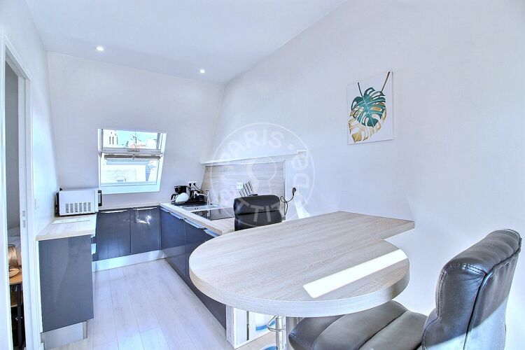 Living room - Furnished 1 bedroom - Paris 75016 - 14866