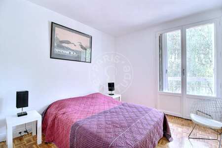 Schlafzimmer Möblierte wohnung - 60m²  - 2 Zimmer - Cité des Sciences / La Villette - Paris