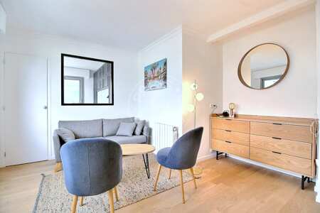 Sala Apartamento mobilado - 31m²  - 1 quarto - Nation - Paris