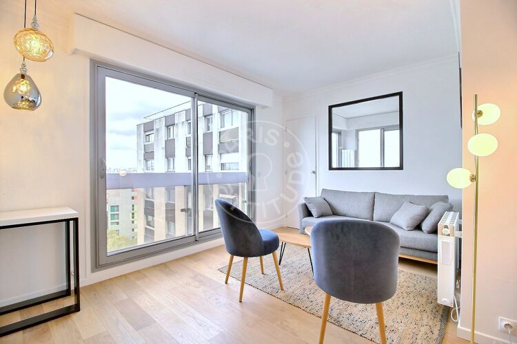 Living room - Furnished 1 bedroom - Paris 75012 - 14873