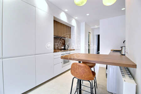 Cozinha Apartamento mobilado - 38m² - 1 quarto - Commerce - Paris