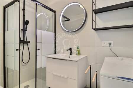 Badezimmer Möblierte wohnung - 37m²  - 1 Zimmer - Ecole Militaire / Unesco / Duroc - Paris