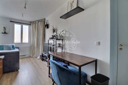 Sala Quitinete mobilado - 15m² - Marx Dormoy - Paris