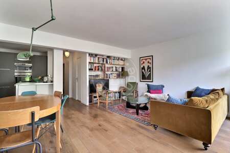 Salón Piso amueblado - 96m²  - 3 dormitorios - Les Gobelins - París