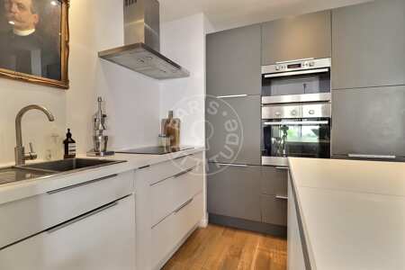 Cocina Piso amueblado - 96m²  - 3 dormitorios - Les Gobelins - París