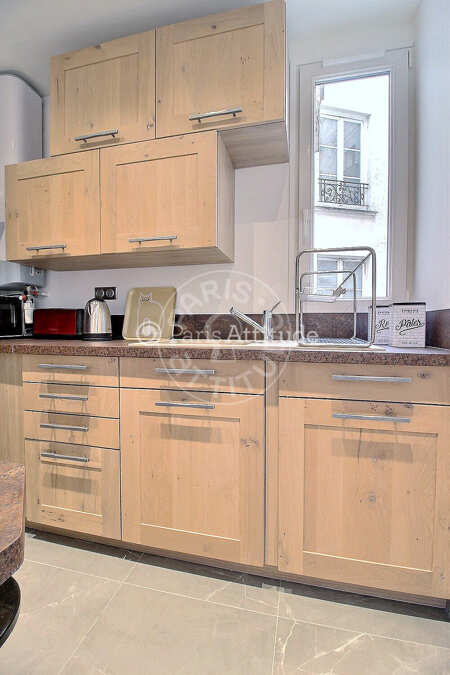 Cuisine Appartement meublé - 48m²  - 2 chambres - Montparnasse - Paris