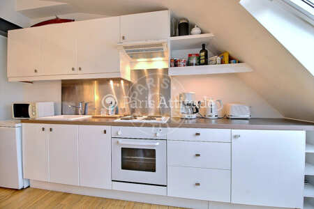 Cozinha Quitinete mobilado - 29m²  - Madeleine - Paris