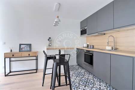 Cucina Appartamento arredato - 34m²  - 1 locale - Ecole Militaire / Unesco / Duroc - Parigi