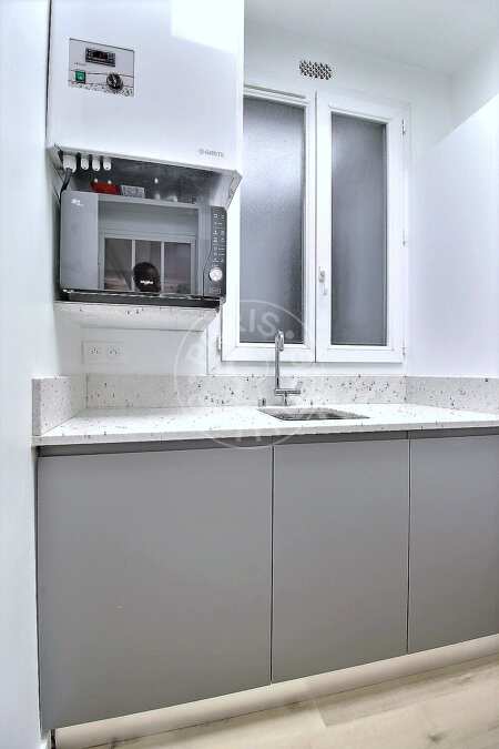 Cocina Piso amueblado - 44m²  - 1 dormitorio - Tour Eiffel - París