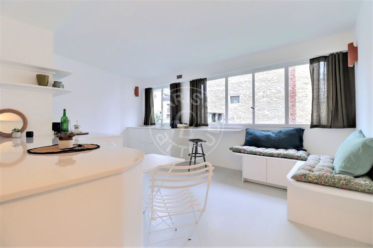 Salon - Studio alcove meublé - Neuilly-sur-Seine 92200 - 14897