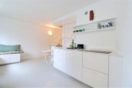 Cuisine Studio alcove meublé - 40m²  - Neuilly-sur-Seine