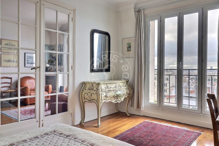 Bedroom - Furnished 1 bedroom - Paris 75018 - 14898