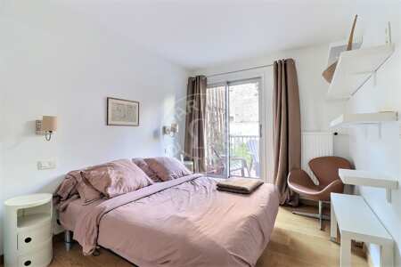 Schlafzimmer Möblierte wohnung - 33m²  - 1 Zimmer - Auteuil - Paris
