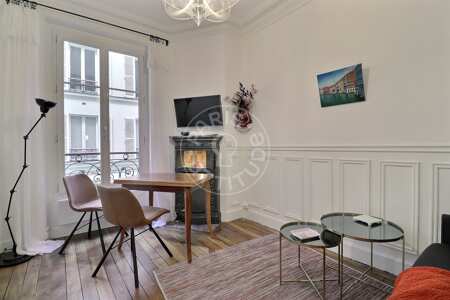Salotto Appartamento arredato - 32m²  - 1 locale - Batignolles - Parigi