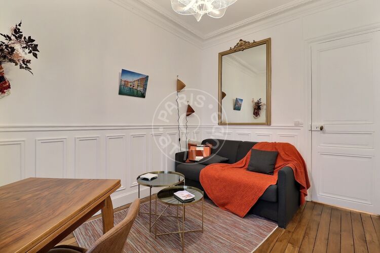 Salon - 1 chambre meublé - Paris 75017 - 14906