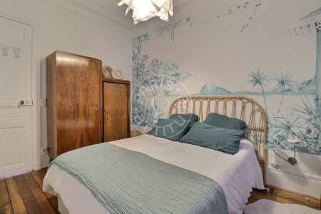 Camera da letto Appartamento arredato - 32m²  - 1 locale - Batignolles - Parigi