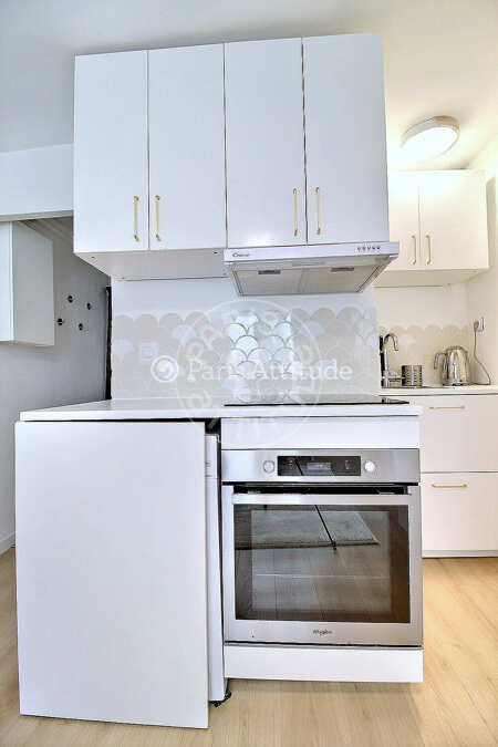 Cozinha Apartamento mobilado - 31m² - 1 quarto - Notre-Dame de Lorette - Paris