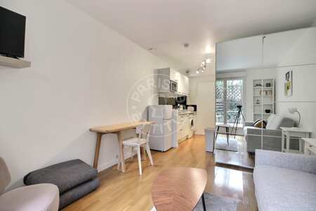 Sala Quitinete mobilado - 20m²  - Arc de Triomphe - Paris