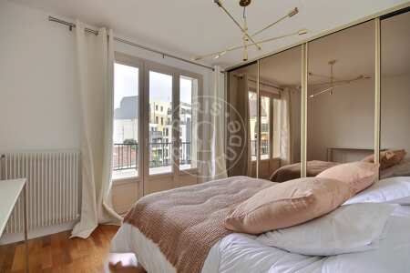 Dormitorio Piso amueblado - 65m²  - 2 dormitorios - Issy-les-Moulineaux