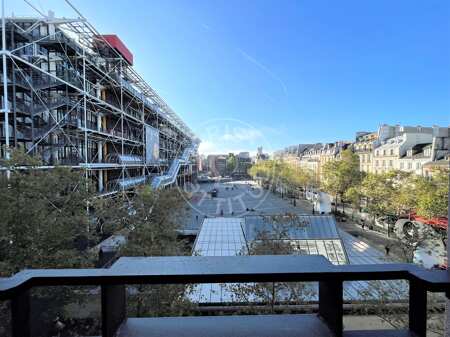 undefined Furnished apartment - 98m²  - 2 bedrooms - Centre George Pompidou - Paris
