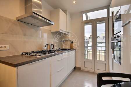 Cozinha Apartamento mobilado - 66m²  - 2 quartos - Porte de Versailles - Paris