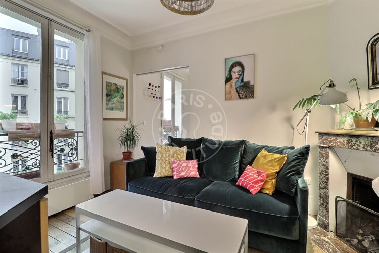 Sala - 1 quarto mobiliado - Paris 75018 - 14929