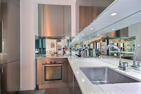 Kitchen Furnished apartment - 60m²  - 1 bedroom - Bourse - Paris