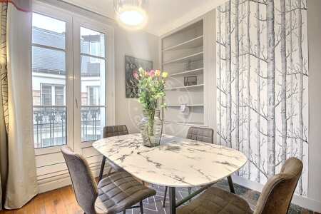 Salle à manger Appartement meublé - 75m²  - 2 chambres - Parc André Citroën - Paris